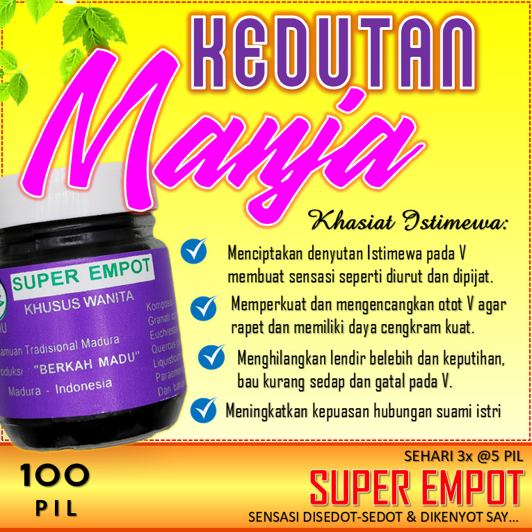 SUPER EMPOT RAPET SUPER HARUMITA Ramuan Obat Pil Jamu Herbal Empotan Empot2 Ayam Madura Asli Galian 