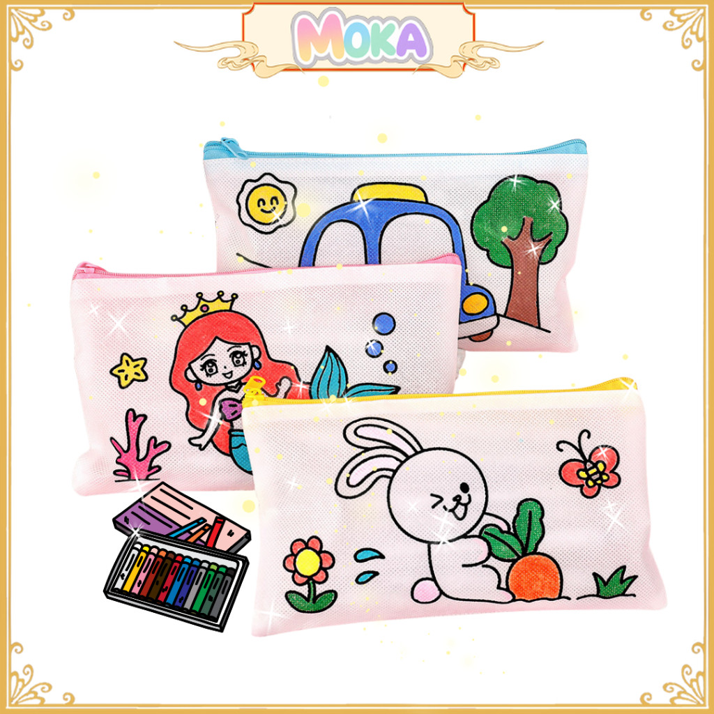 

MOKA Mewarnai Tempat Pensil / Tempat Pensil Diy Anak MKA42