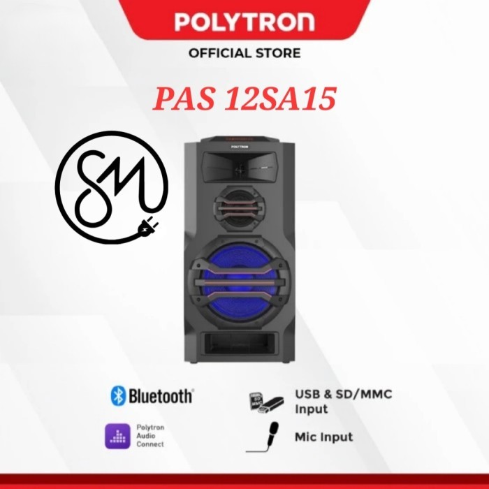 Speaker Aktif Polytron PAS 12SA15 12 inch inc Active PAS12SA15