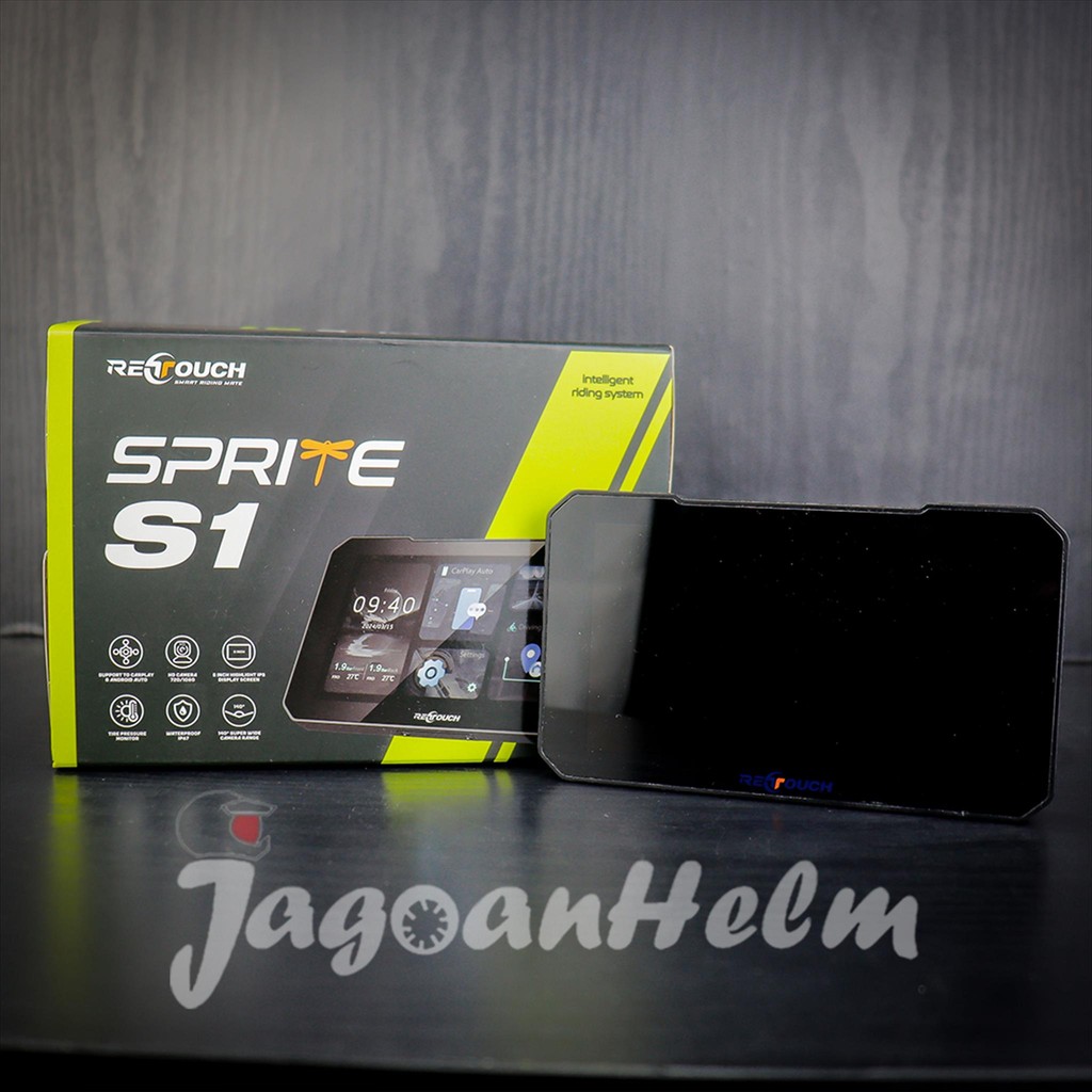 RETOUCH RIDING SYSTEM SPRITE S1 | DASH CAM - KAMERA MOTOR | WATER PROOF