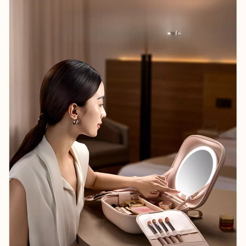 Bag Mirror 3.0 Cosmetic Mirror Led Portable Women's Portable Cosmetic Bag Dressing Mirror with Light