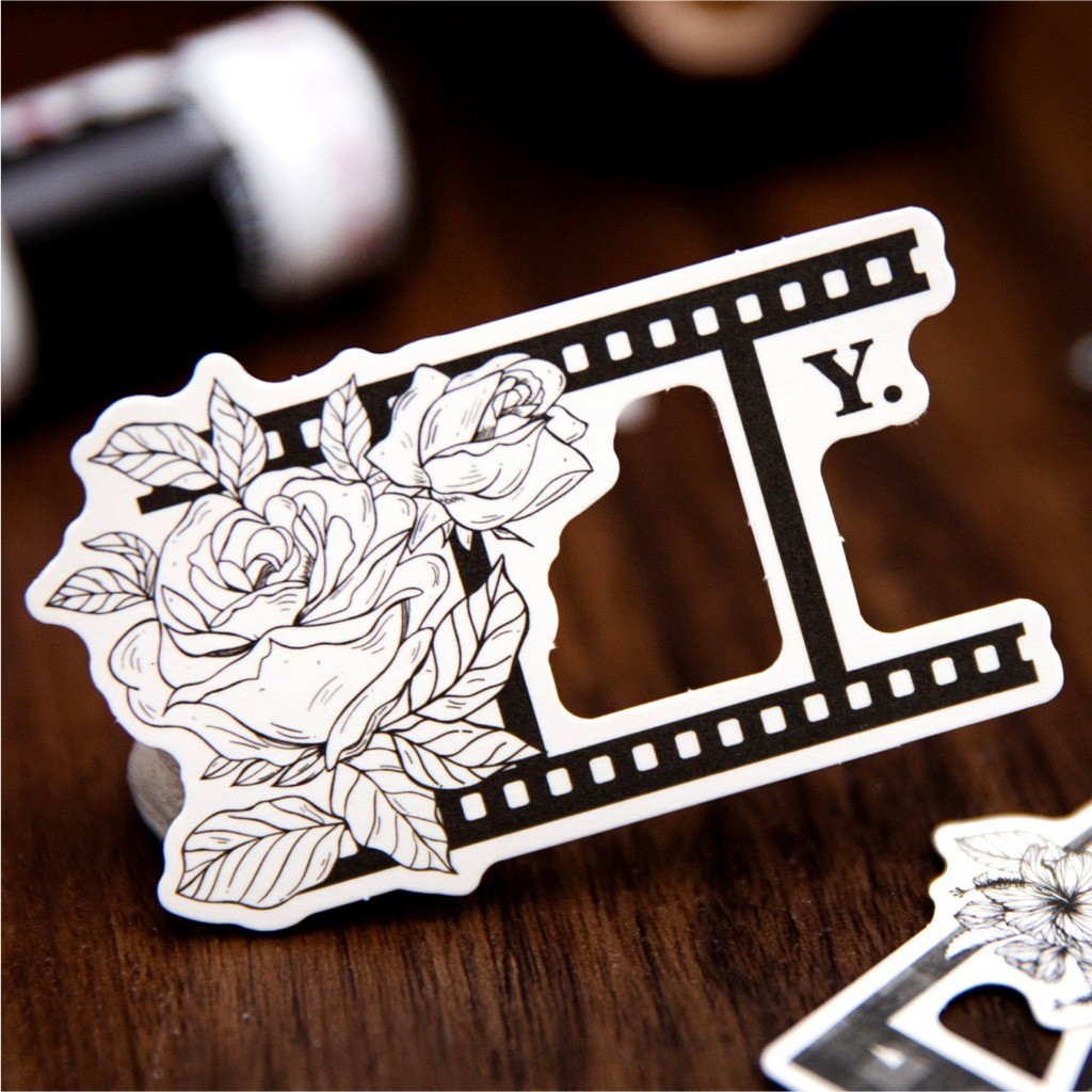 

[Gongjin] 30pcs Deco Frame In Late Spring Border Retro Hiasan Bujo Journal Scrapbook