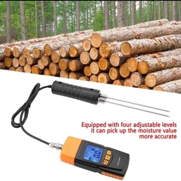 

Wood Paper Moisture Tester Benetech GM-620 MC Meter Kayu Kertas GM620