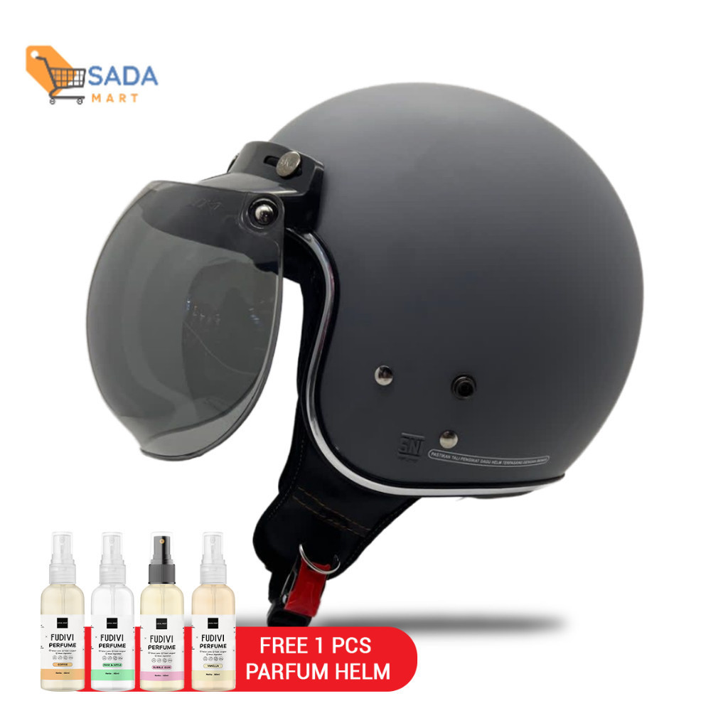 KSY HELM CARGLOSS LIST CHROME JF-5 ALL SIZE MEDIUM + FUDIVI PARFUM HELM HELMET UNISEX ALL VARIAN SAD