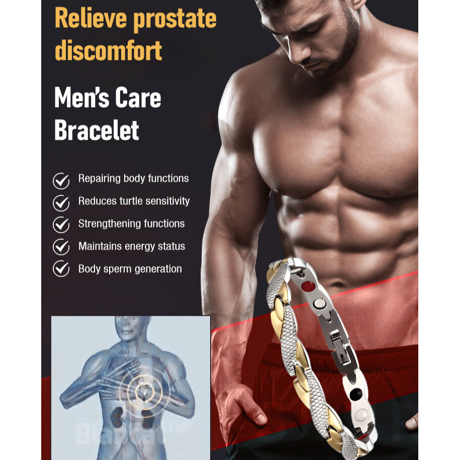 ✨Men's Comfort Bracelet Lightweight Fashion Daily Wear Bracelet Men's Body Care Bracelet /gelang Kes