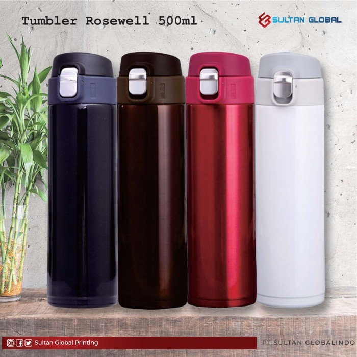 

Tumbler Termos Rosewell 500ml Custom Design