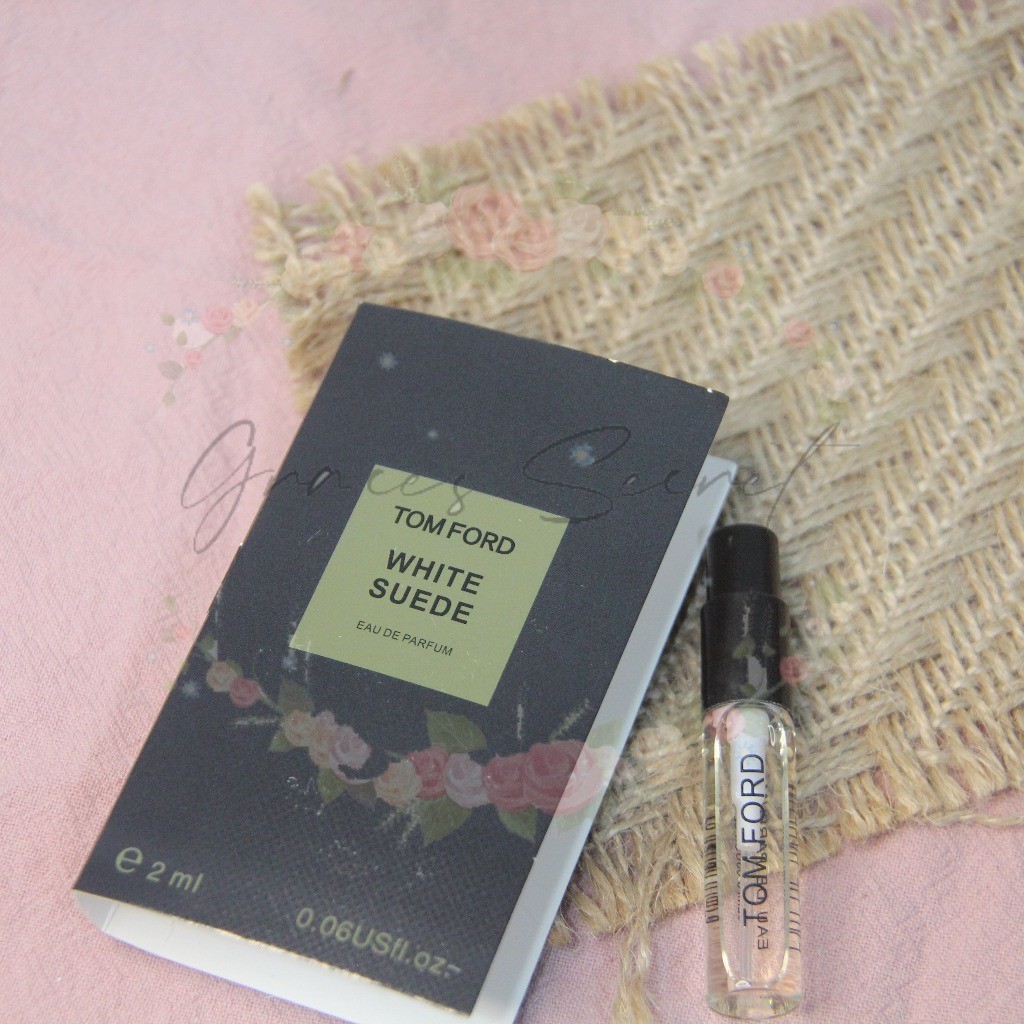 Sampel Parfum - 2 ML Tom Ford White Suede, Wewangian Parfum Botol, 2009,Parfum Haechan Sampel Parfum