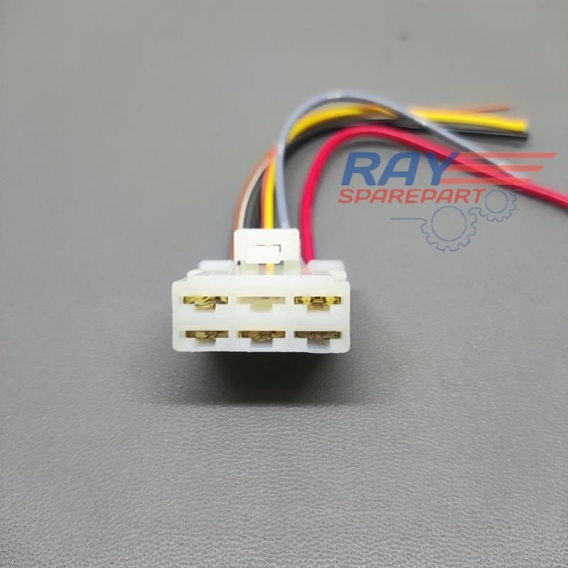 SOCKET SOKET KABEL KIPROK REGULATOR  HONDA OLD CB 150R OLD CBR 150R CRF 150L ORIGINAL