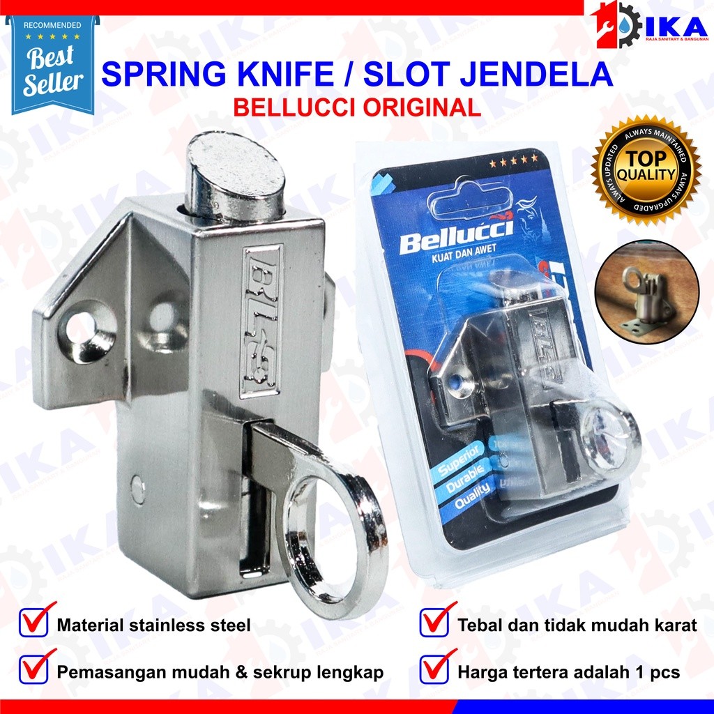 SAB Spring Knip Knife Bellucci V60 | Grendel Bellucci | Grendel kodok | SPK BLC V50 Spring knip / Gr
