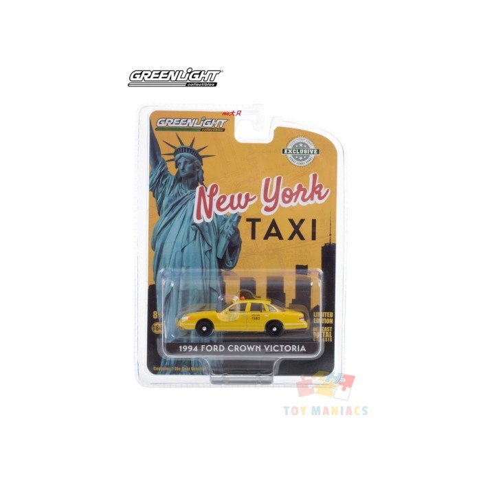Diecast 30206 1994 Ford Crown Victoria NYC Taxi Diecast Model Car