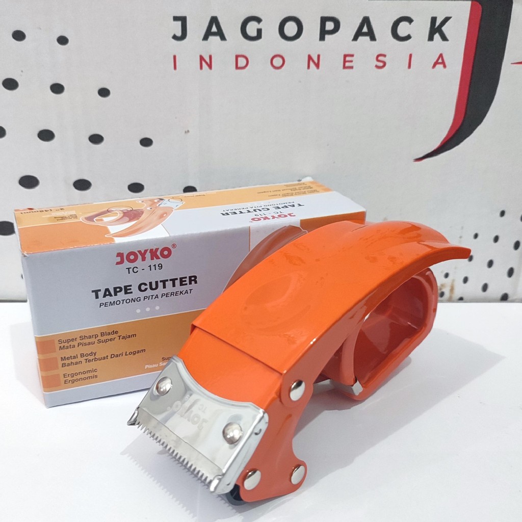 

Pemotong Lakban Besi Joyko TC-119 - Kapasitas 50-500 Yard