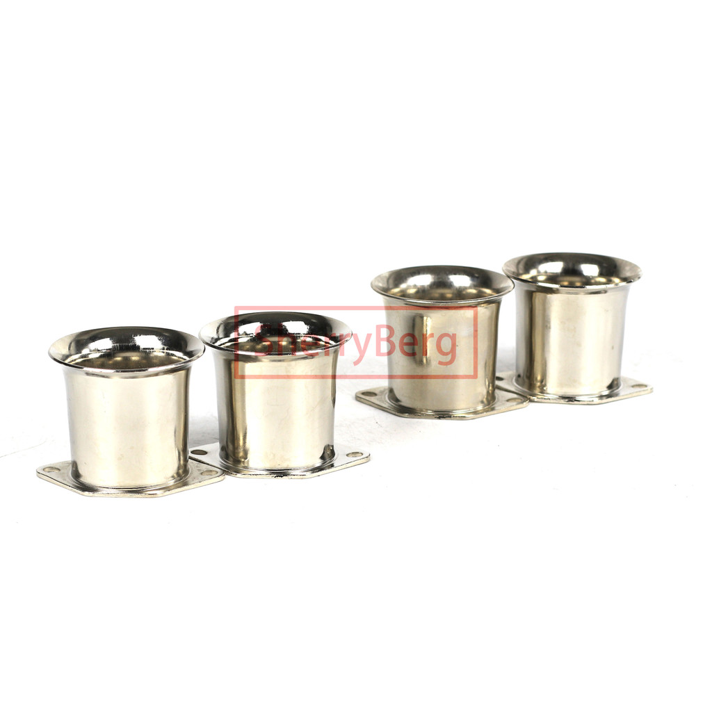 SherryBerg 4 X New Velocity Stacks Air Horn Pipe Trumpet Slides For Weber Empi Fajs Dellorto Carb Ve