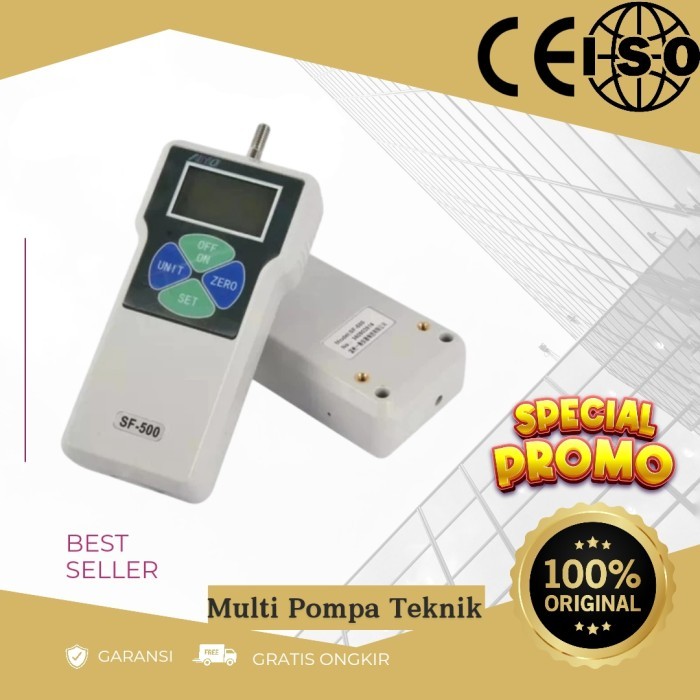 Aliyiqi SF-100 Digital force gauge 10 kg 100N ukur kuat tarik tekan