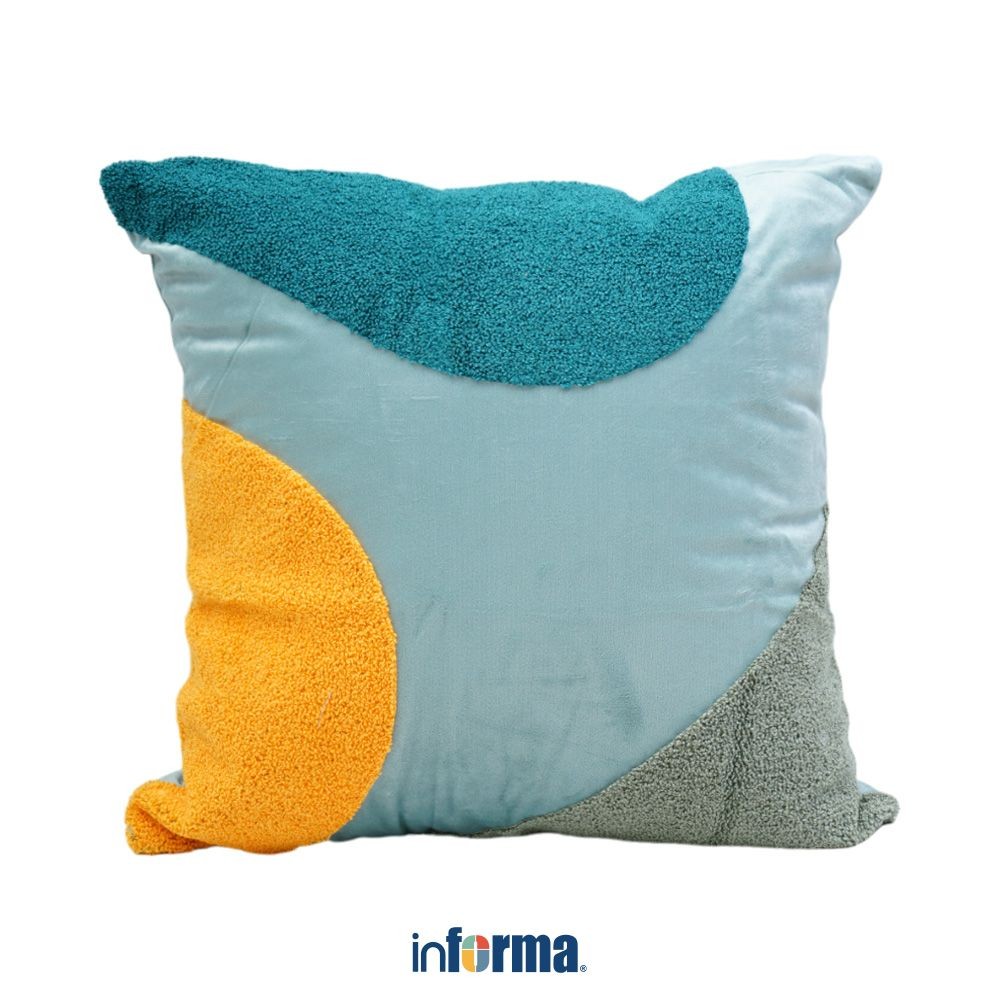 Informa 45X45 cm Sarung Bantal Sofa Natural Balance J Cushion Cover Aesthetic Pelindung Bantal Sofa 