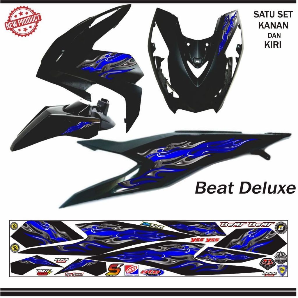 LIS VARIASI STRIPING BEAT ISS DELUXE 2020  BEAT BARU CBS DELUXE 2021 / 2023