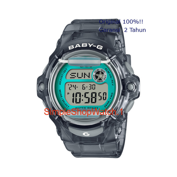Original 100% Casio Baby-G BG-169U-8BDR Jam Tangan Digital Wanita BG-169U-8B BabyG Garansi Resmi 2 T