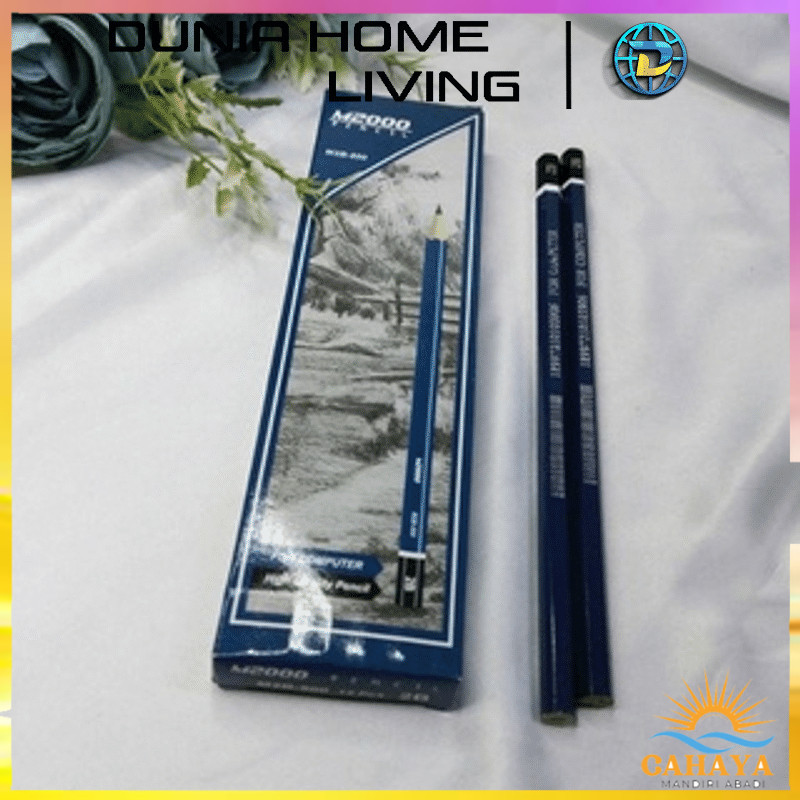 

CAHAYA MANDIRI ABADI6 Pensil 2B M2000 Computer Warna Isi 12pcs Murah