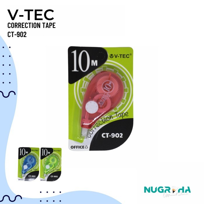

V-TEC CP Tape / Tip-Ex / Correction Tape CT-902 - Pita Koreksi untuk Kertas