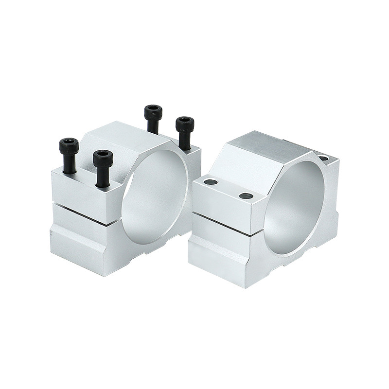 Spindle Motor Bracket Spindle Mount Aluminium Spindle Clamp Bracket with 4 Screws for 3D Printing CN