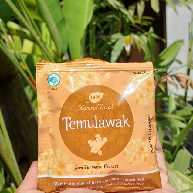 

Jamu IBOE - Natural Drink Temulawak 25gr x 10 Sachet/ Jamu Tradisional