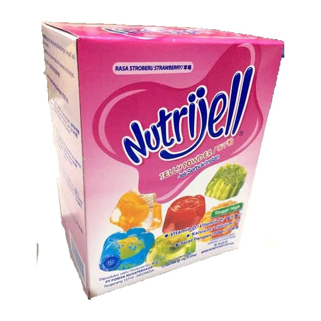

NUtrijell Strawberry 1box (15gr x 12)/Agar agar