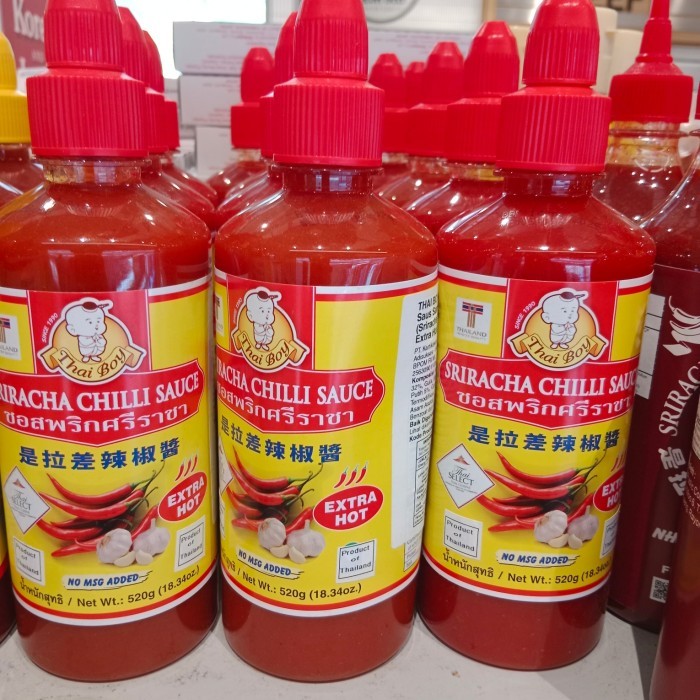 

Thai Boy Sriracha Chili Sauce Extra Hot 515 gr