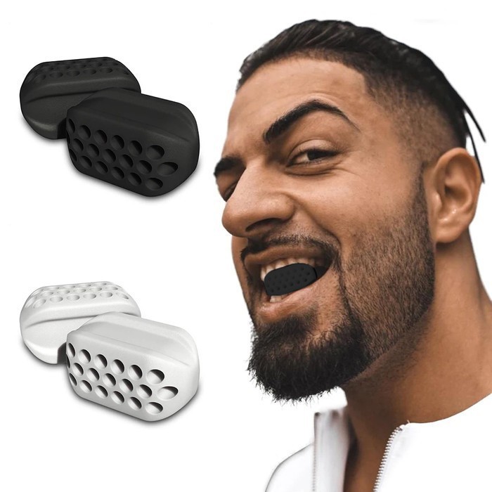 MKKK Alat Latihan Rahang Silicone Mewing Jaw Trainer Ball 2 PCS TCM7J2