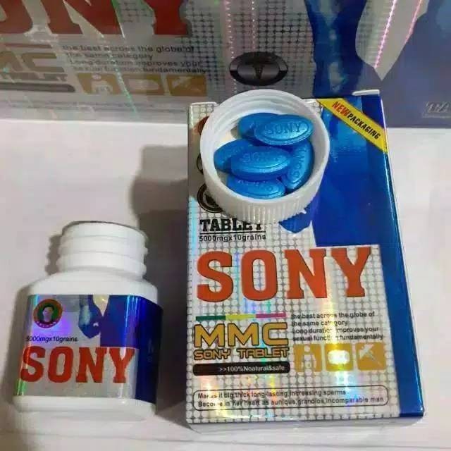 ORIGINAL, Herbal SONY MMC Original Obat Kuat Pria Stamina Asli Suplemen Laki Tahan Lama Pil Biru Cia