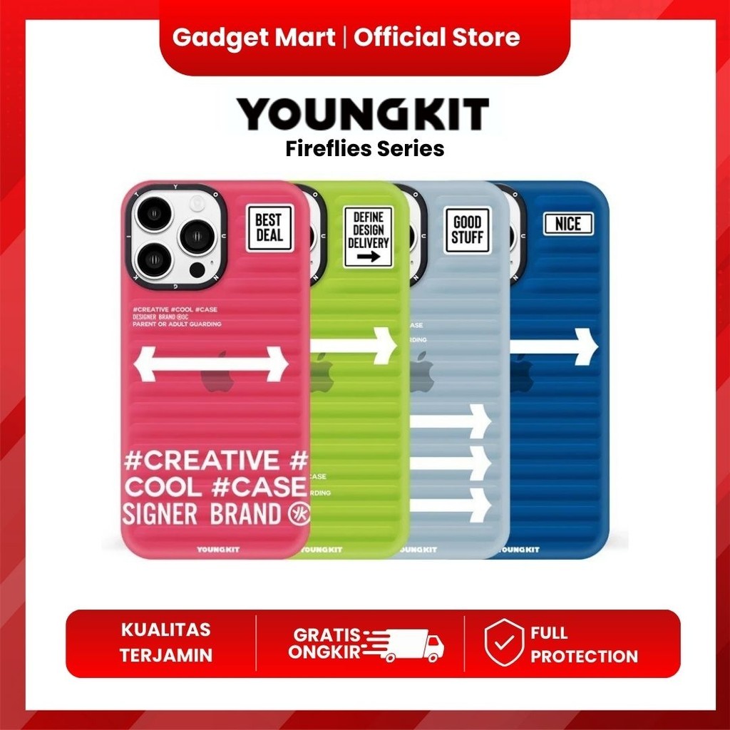 Case Iphone Apple 13/14/15 Pro/ProMax Youngkit Fireflies Series