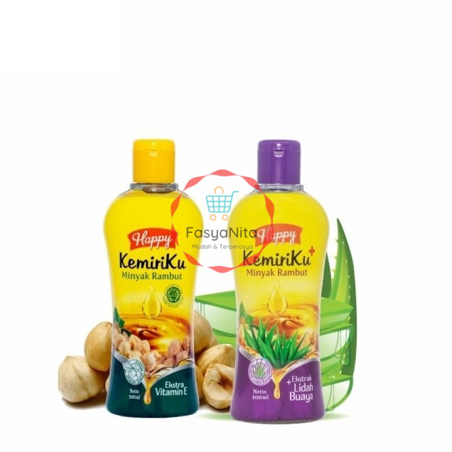 HAPPY Kemiriku Minyak Rambut Kemiri | Happy Minyak Kemiri | Happy Shampo Kemiri - Fasyanita Denpasar