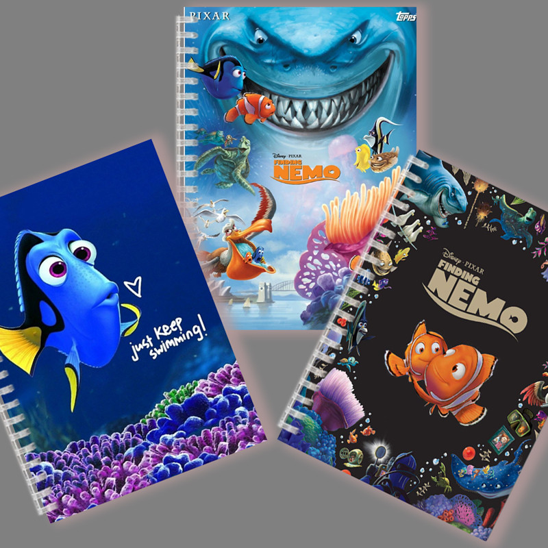 

A5 Spiraal Notebook Disney Note Book Finding Nemo Dory Marlin Schildpad Quotes Poster Cartoon Fish Shark Cast Dagboek Schrijven