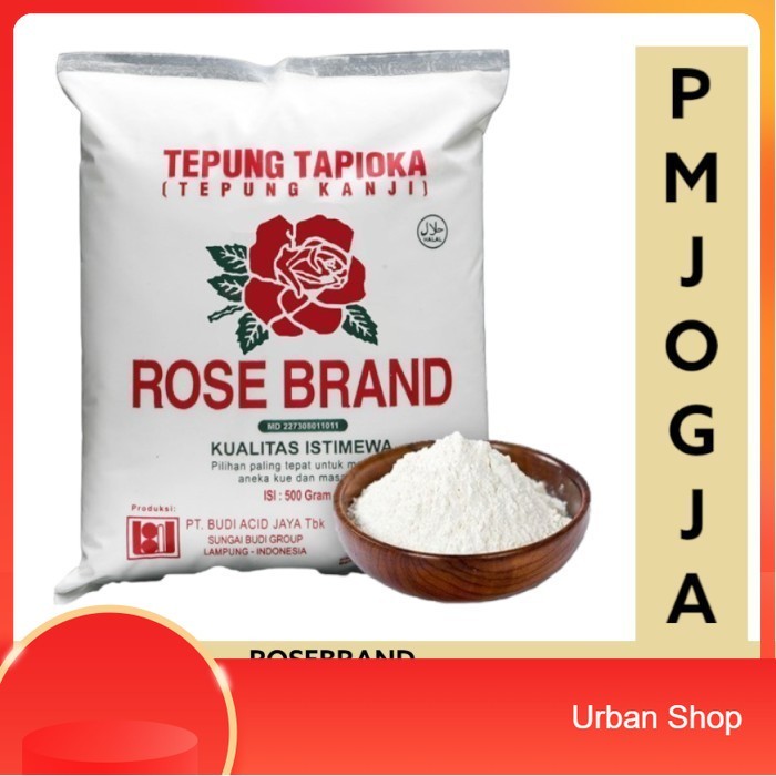 

Rose Brand - Tepung Tapioka / Tepung Kanji 500 gram 200 gr - TAPIOKA 500