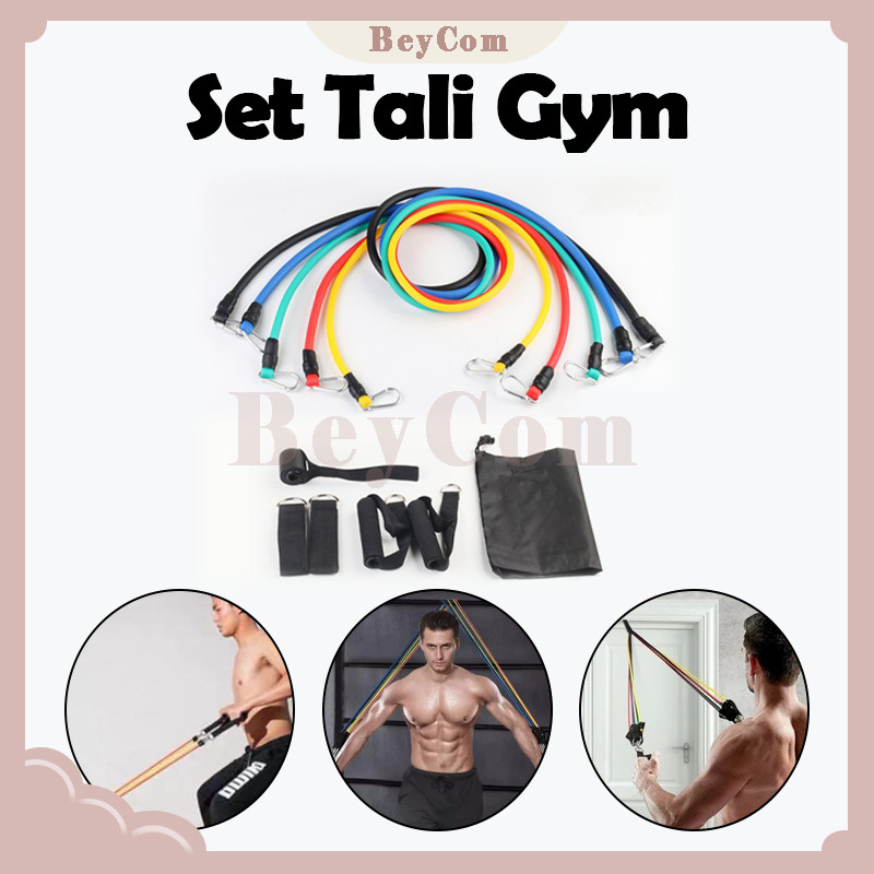 11in1 Set Tali Fitness/Set Tali Gym/Alat Fitness
