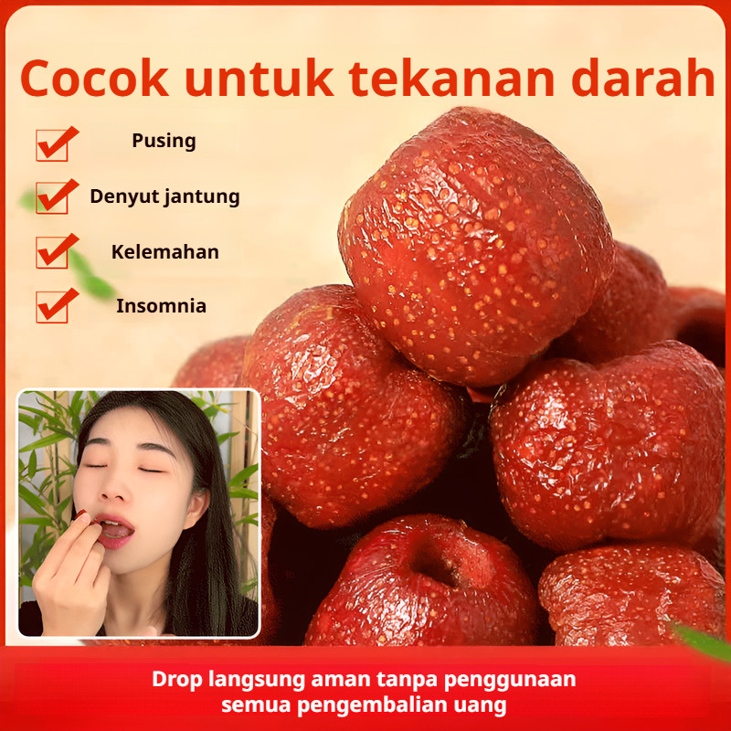 

❤️Pengiriman Dalam 24 Jam/Hawthorn Tanpa Biji Beku Kering 250g/Buah Asli Beku Kering/Camilan Buah Hutan/Permen Hawthorn Segar/Hawthorn Halal/Permen Hawthorn Asam Manis/Beli 1 Gratis 2