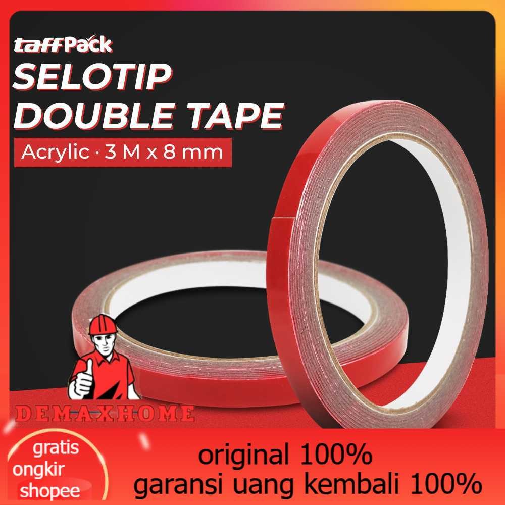 

TaffPACK Selotip Double Tape Acrylic 3M 8mm - SC-3M
