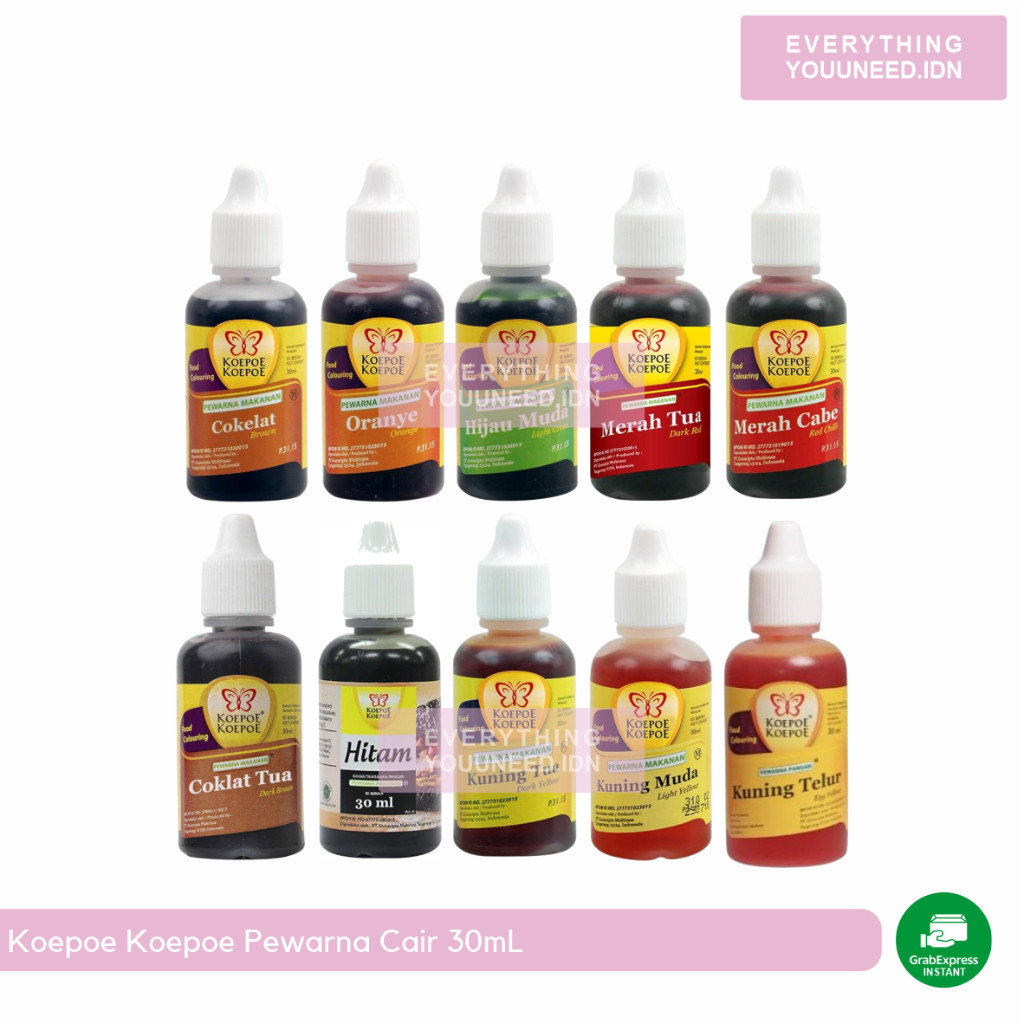 

Pewarna Cair 30 Ml Koepoe Koepoe