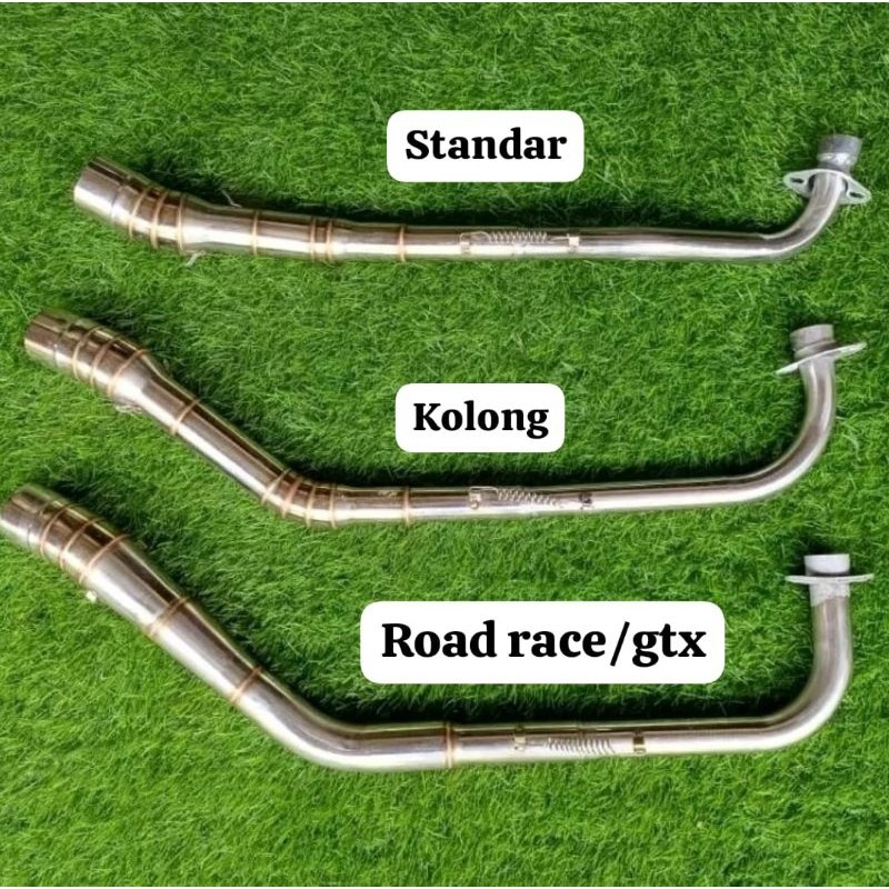 (1kg 2pcs) leheran knalpot header pipa bebek pipa 28 mm knalpot racing inlet 50 mm kolong standar gt