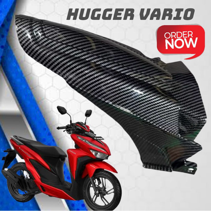 HUGGER VARIO CARBON SPAKBOR KOLONG VARIO CARBON ▪️hugger vario carbon spakbor kolong vario 125 150 K