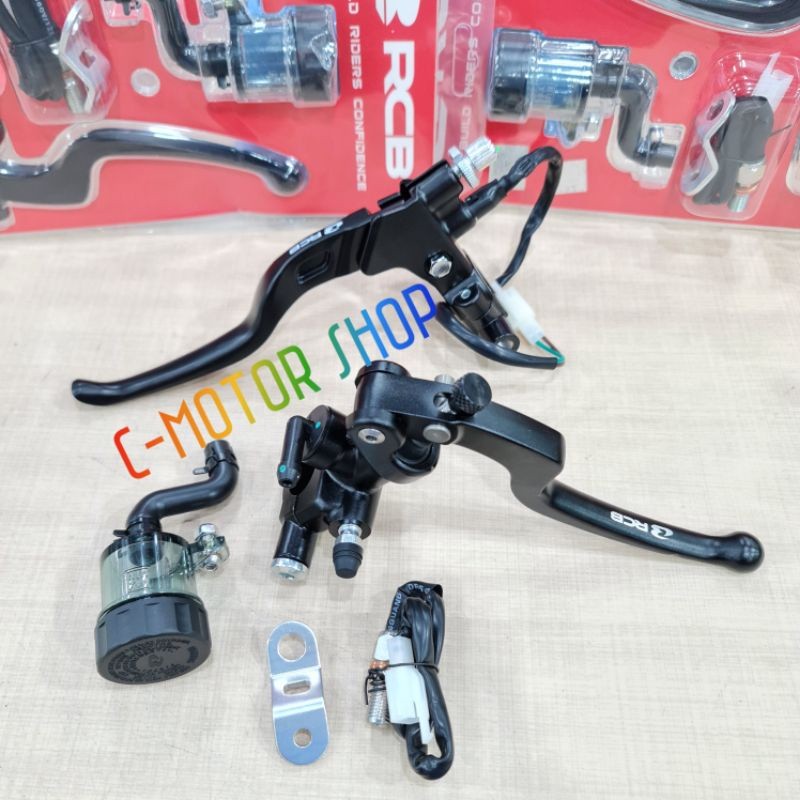 MASTER REM RCB KIRI KANAN CBR 150R, CB 150, R15 NEW, R15, VIXION, R25, NINJA 250FI, GSX, SATRIA FU, 