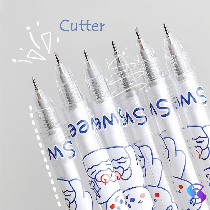 

L255 PULPEN UKIR Pen Cutter Pemotong Kertas Aesthetic Pisau ukir Lucu Pen DOC