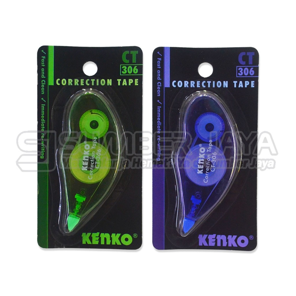 

CORRECTION TAPE KENKO CT-306 TIPEX Kertas Tipex Pita 6M