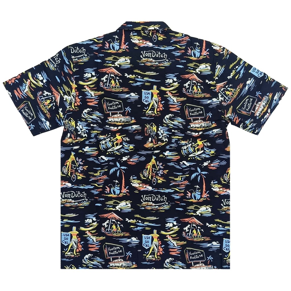 Von Dutch Print Shirt 1272 Black