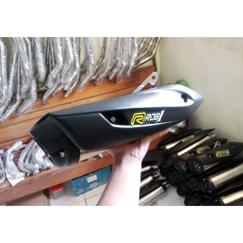 #1 ROB1 SLINCER ONLY KNALPOT STANDAR RACING NMAX AEROX LEXI ADV PCX VARIO BEAT rob 1 kalem