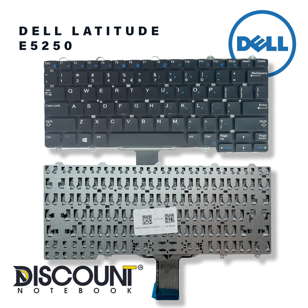 KEYBOARD DL LAT E5250 E7250 BLACK NO STICK
