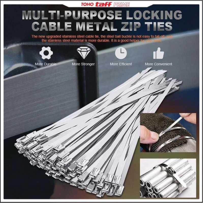 

Kabel Ties Stainless Steel Multifunctional 4.6x300mm 20 PCS - IF1