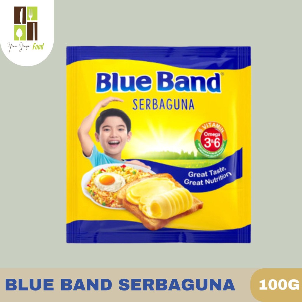 

Blue Band Serbaguna / Margarin / Mentega / Margarine / Krim / Omega 3 & 6 Kemasan 100G
