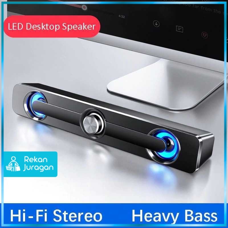 SADA Bluetooth 5.0 Soundbar Speaker Home Theater HiFi Stereo 3W - V-111