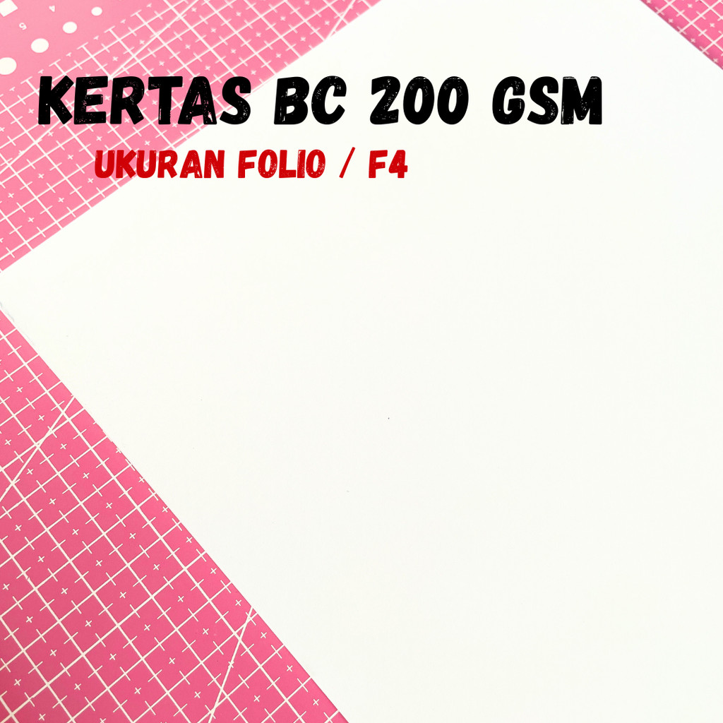 

kertas BC LUX 200gsm f4 - kertas print - lertas fotocopy