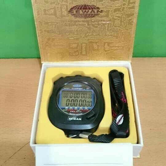 

MB99 STOPWATCH STOP WATCH DIGITAL SEWAN 10 MEMORY ORIGINAL