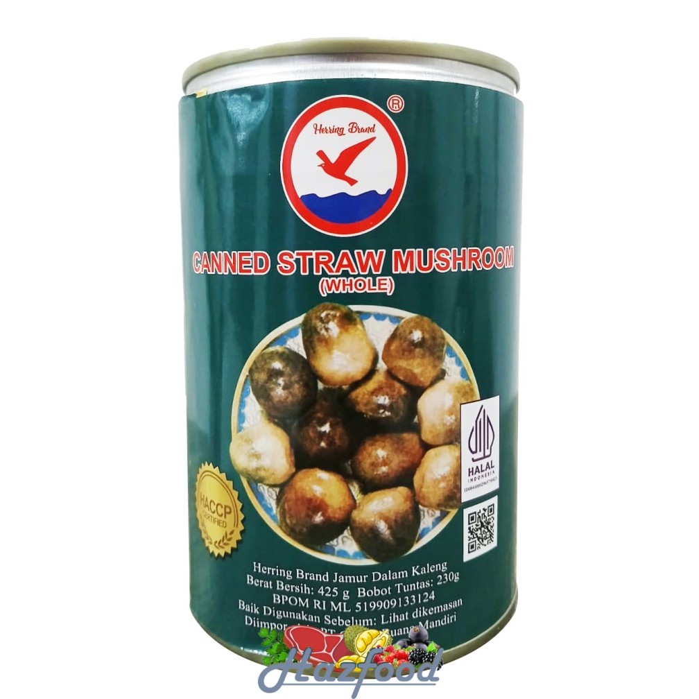 

Herring Brand Canned Straw Mushroom / Jamur Merang Kaleng 425 gram